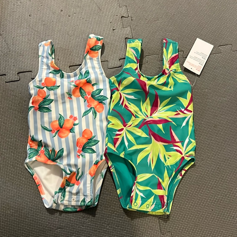 Old Navy Toddler Swimsuits. Size 18-24 months.